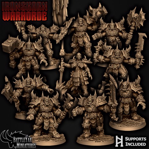 Image of Ironskarn Warhorde Character Pack