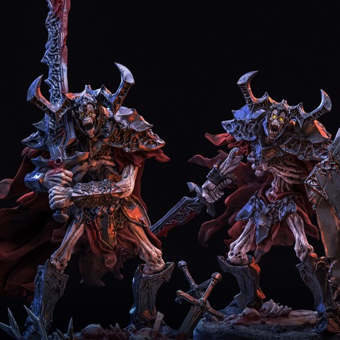 Image of Undead knights x3
