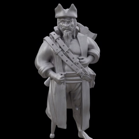 Image of Dwarf Captain - Pirates and Swashbucklers Kickstarter