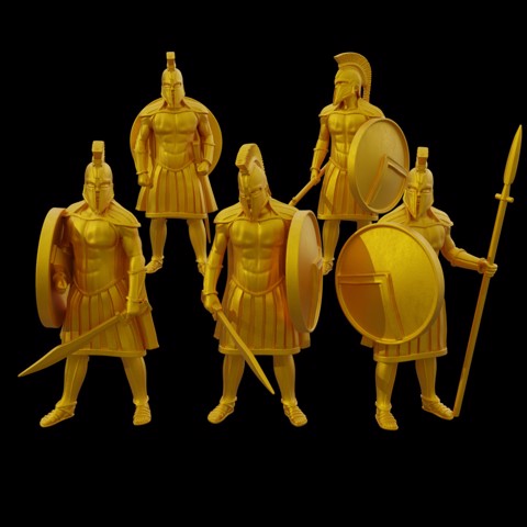 Image of Spartan Warriors (5 pieces)