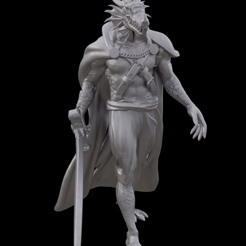 Image of Dragonborn Pirate Lord - Pirates and Swashbucklers Kickstarter