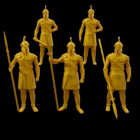 Image of Athenian Warriors (5 pieces)