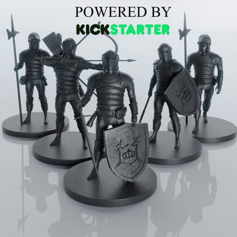 Image of Knights (5pieces)