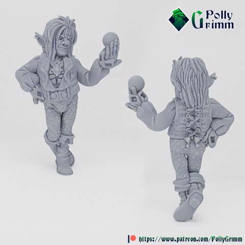 Image of Fantasy tabletop miniature character. Goblin king