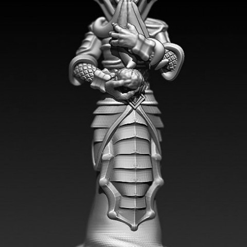Image of DnD miniature illithid mindflayer monster