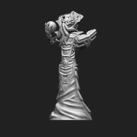 Image of DnD miniature illithid mindflayer monster ver 2.0