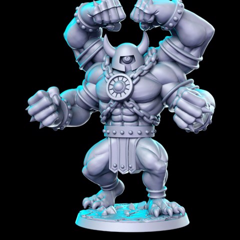 Image of Gorghol - Four Arms - 32mm - DnD