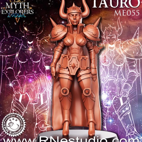 Image of Tauro - Female Knight - 32mm - DnD