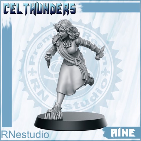 Image of Aine Star Player Celthunders Fantasy Football 32mm