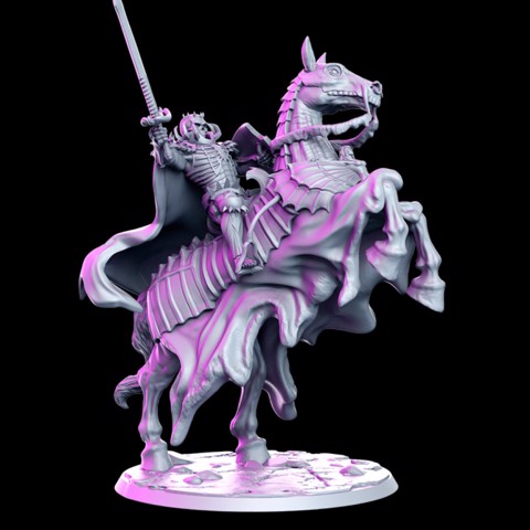 Image of Skrull on horse - Undead nightmare - 32mm - DnD
