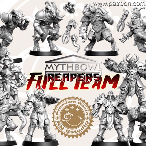 Image of Reapers Team 16 miniatures Fantasy Football 32mm