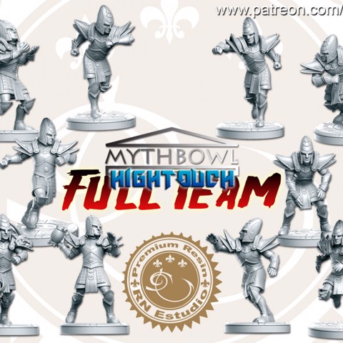 Image of Hightouch Team 16 miniatures Fantasy Football 32mm