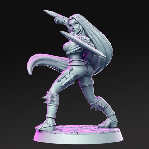 Image of Ako - Female Monk - 32mm - DnD