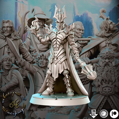 Image of Lord of the Shadows- Dark lord - 32mm - DnD