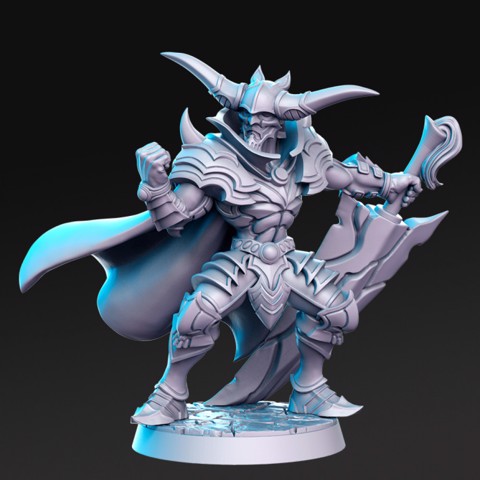 Image of Dhardan -chaos warrior - 32mm - DnD