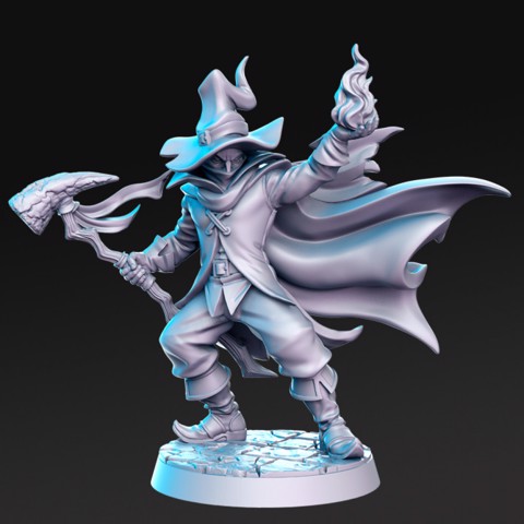 Image of Nevin - Wizard- 32mm - DnD