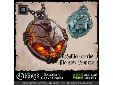 Image of Medallion of the Monster Hunter [FULL SIZE PROP]