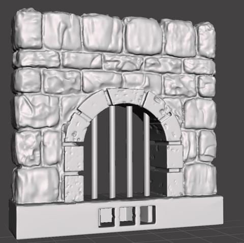 Image of D&D Dungeon Stone River Gate