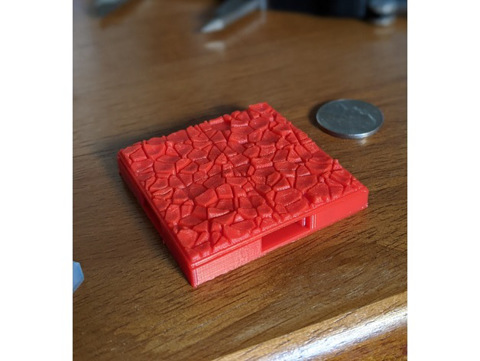Image of Openforge 2x2 Cracked Lava Tile