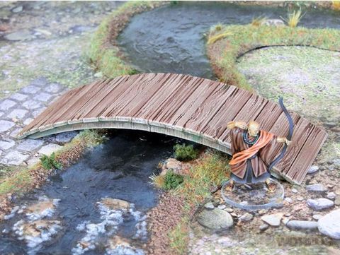 Image of Japanese Samurai Wooden Bridge