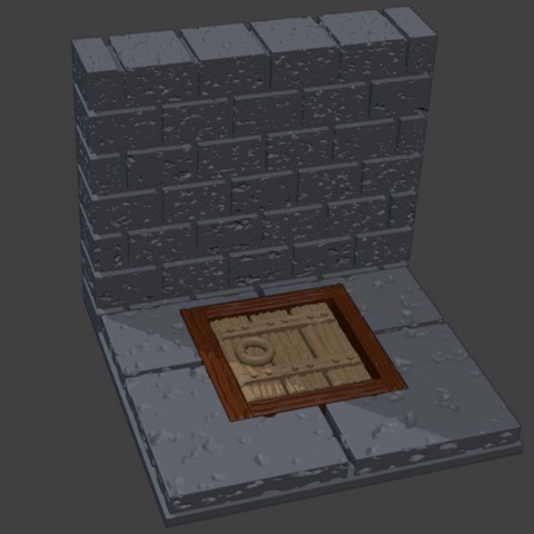 Image of Cut-Stone Trap Door Floors