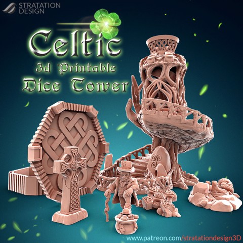 Image of Celtic Dice Tower Bundle