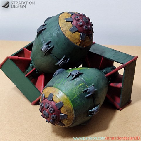 Image of Fat Man Nuclear Bomb Dice Box