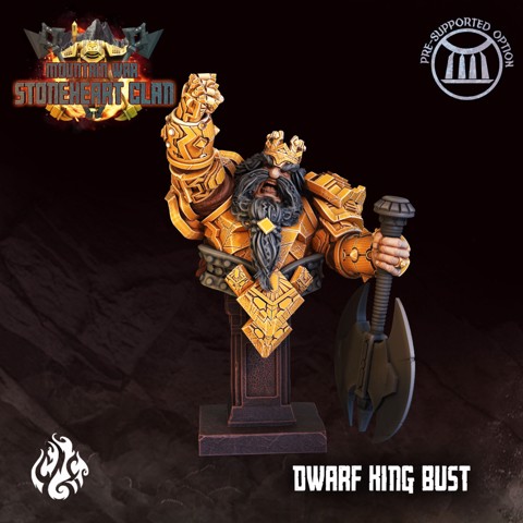 Image of Dwarf King Bust