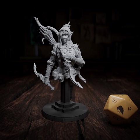 Image of Myllorien Tariela - Bust - Hero| The Rise of the Necromancer