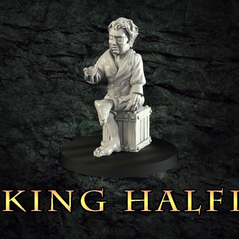 Image of Halfling with pipe