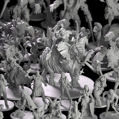 Image of Miniatures for 3D players