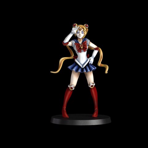 Image of Sailor moon fan art 32mm