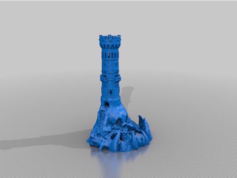 Image of Skull Island Castle Lookout Tower - Dice Tower