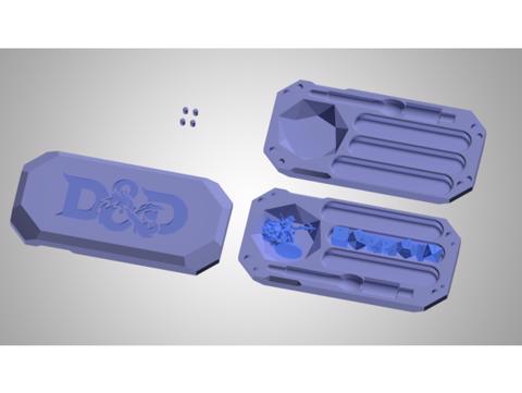 Image of Smaller DnD Dice Case w/Storage