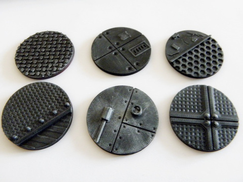 Image of Wargaming bases: 40mm industrial bases