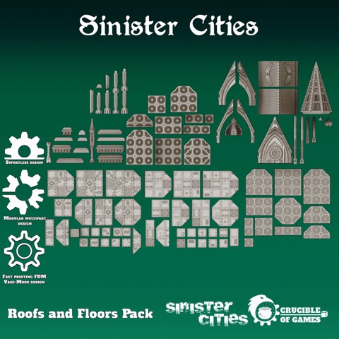 Image of Sinister City Builder - Roofs and Floors pack