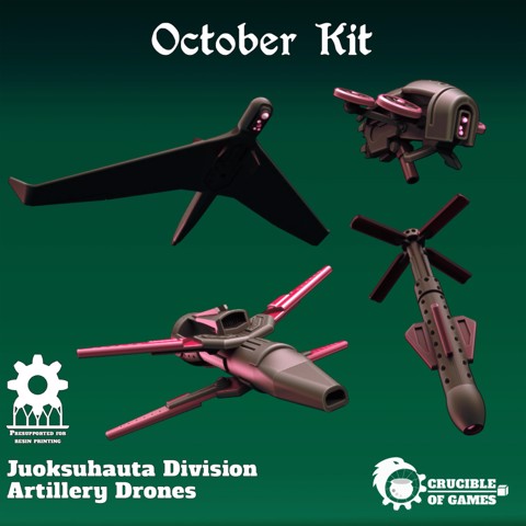 Image of Juoksuhauta Artillery Drones pack
