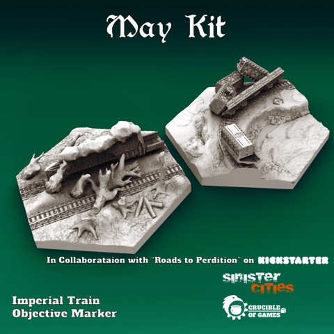 Image of Imperial Train objective Marker set