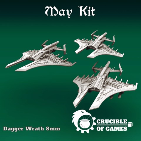 Image of Dagger Wrath Attack Fighter (8mm)