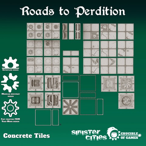 Image of Roads to Perdition - Concrete tiles