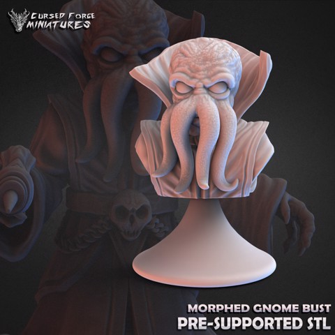 Image of Morphed gnome bust (supported)