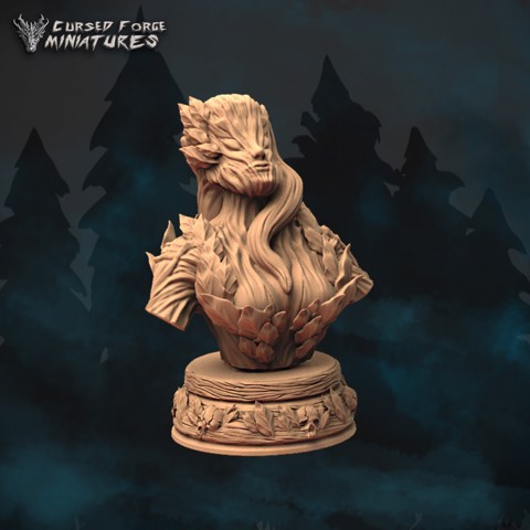 Image of Forest protector dryad bust