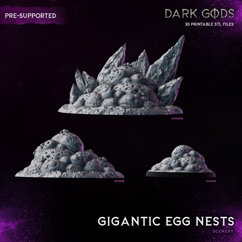 Image of Gigantic Egg Nests - Dark Gods