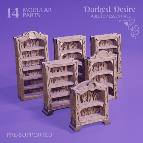 Image of Modular Bookshelves (re-supported)