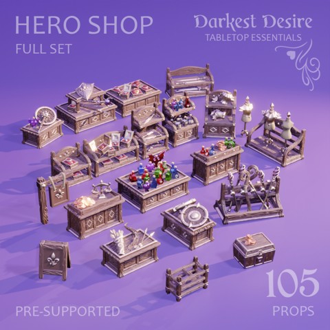 Image of Hero Shop - Full Set (re-supported)