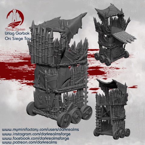 Image of Dark Realms Urlag Gorbok - Orc Siege Tower