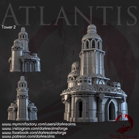 Image of Dark Realms Atlantis - Tower 2