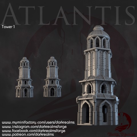 Image of Dark Realms Atlantis - Tower 1