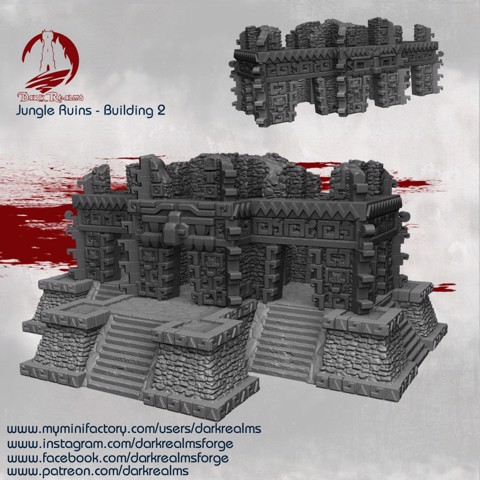 Image of Dark Realms Jungle Ruins Building 2
