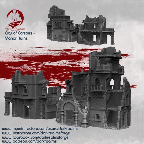 Image of Dark Realms City of Corsairs - Manor Ruins